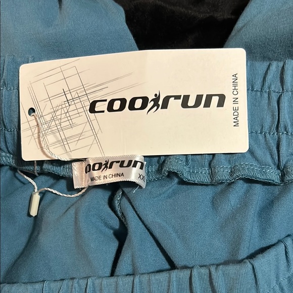 Blue Jogger capris - Picture 2 of 3